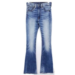 Denim & Supply Ralph Lauren Womens Size 26X32 High Rise Flare Distressed Jeans